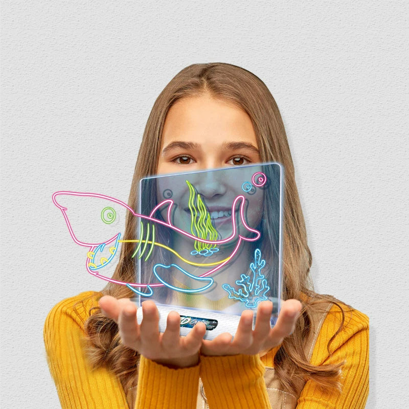 GlowArt | Kreative Magie in 3D - Magisches LED-Zeichenbrett
