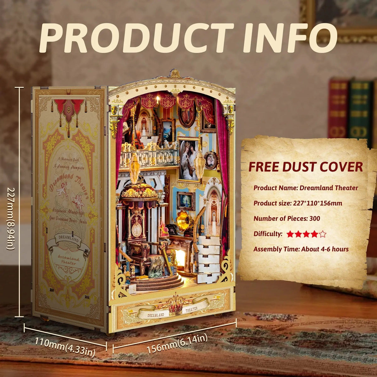 Dreamland Theater DIY Book Nook MISS IRON