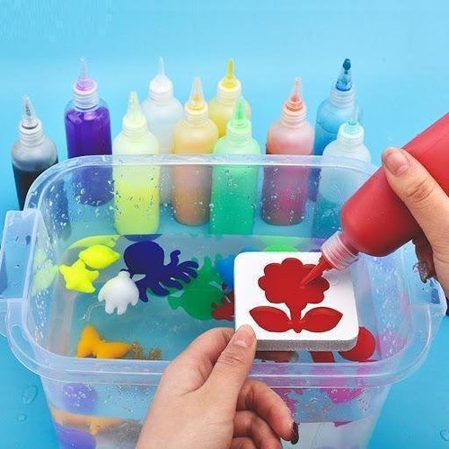 Magische Wasserfiguren | Wasserwesen-Kreativset – Fördert kreatives Spiel und Vorstellungskraft