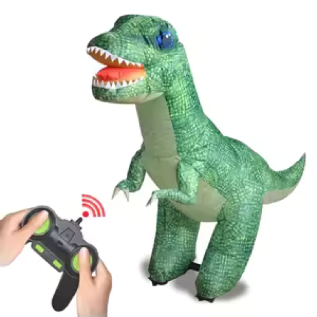 Aufblasbarer Dinosaurier mit Fernbedienung für Kinder | Großer Spielspaß für Dino-Fans