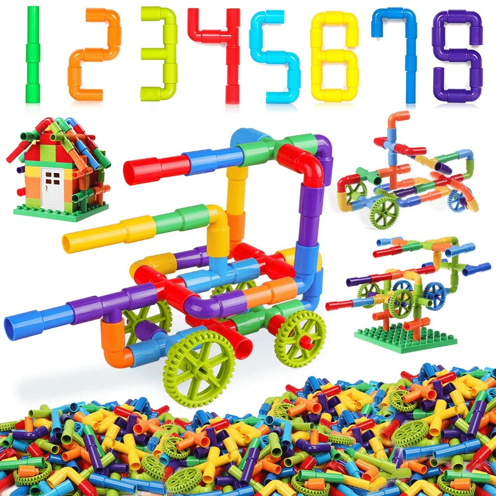 Wasser-Bausteine für Kinder | 30-teiliges DIY-Wasserspielzeug AquaBlocks