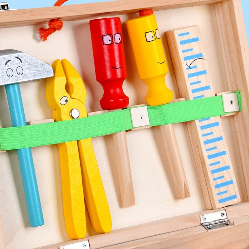 Montessori Bauset für Kinder | Kreativer Baumeister mit Koffer