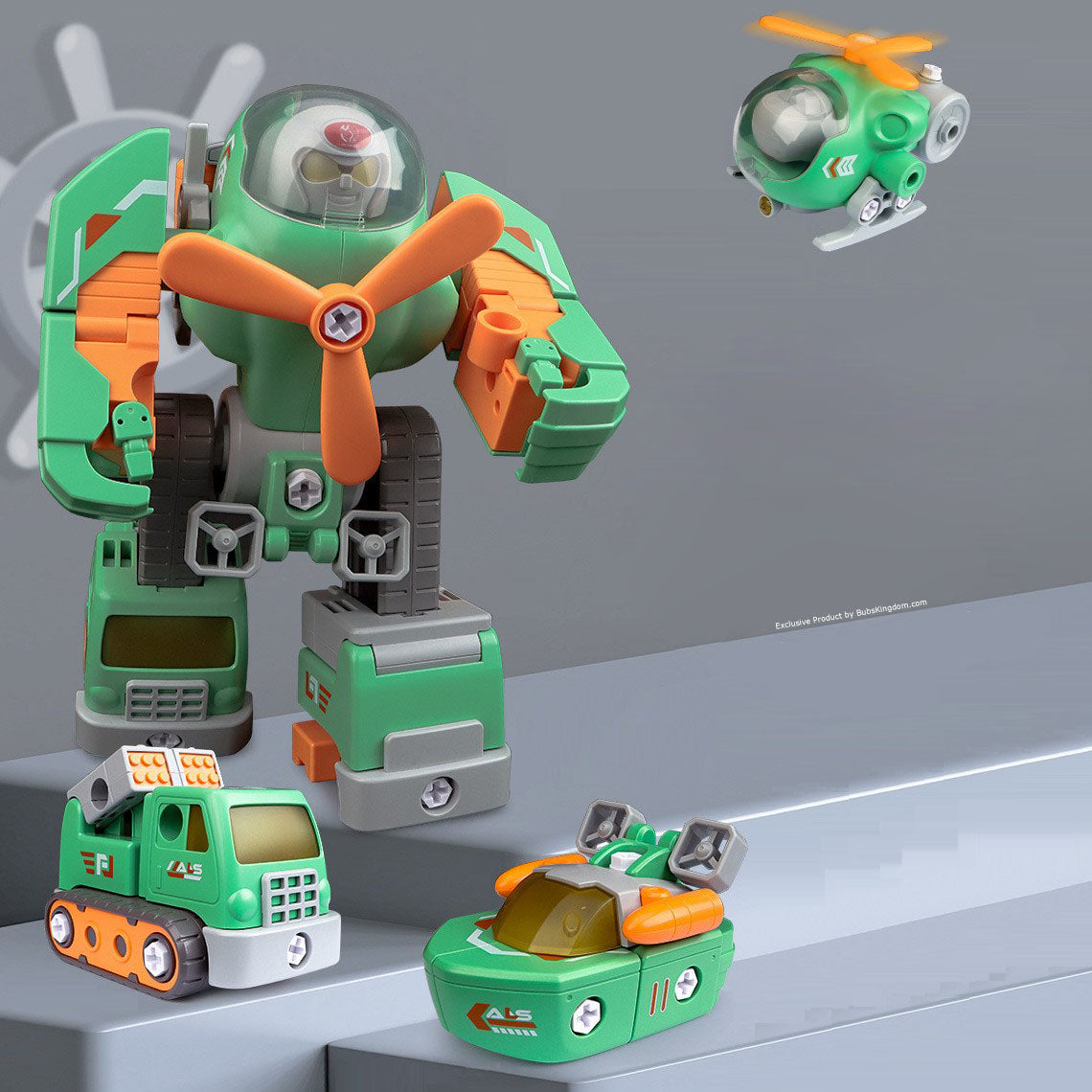 MechaWarriors Leichte Fahrzeuge Set | Bauvergnügen für Jungen - Modulares Spielzeugset