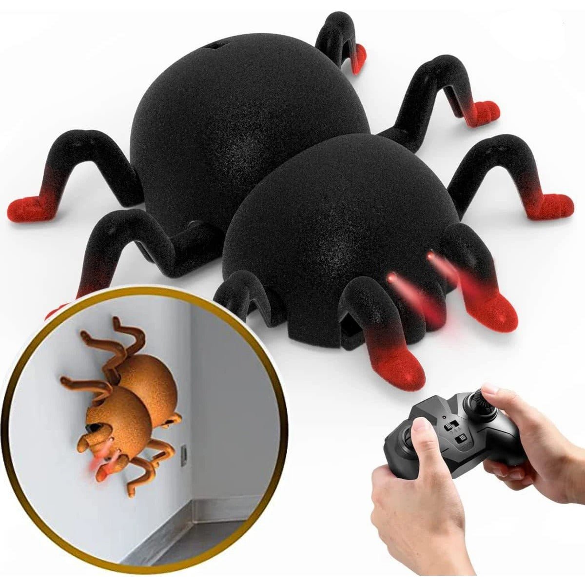 CreepyCrawler Ferngesteuerte Kletter-Spinne für Kinder | Spannung für mutige Kinder