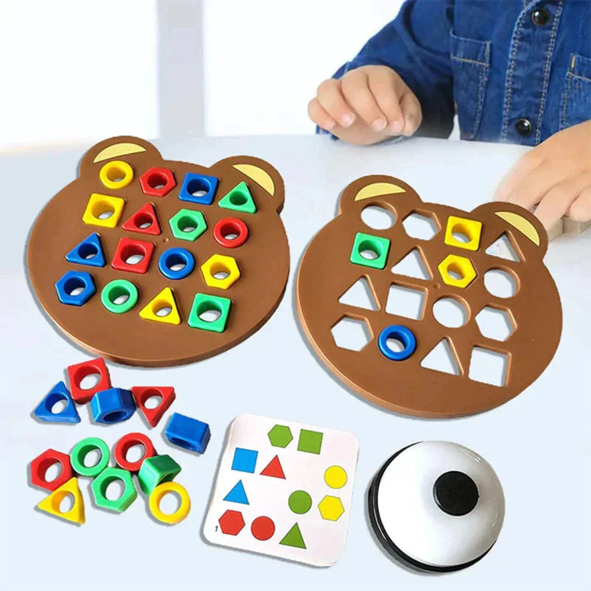 Farben- & Formen-Zuordnungsspiel | Lernspielzeug für Kinder