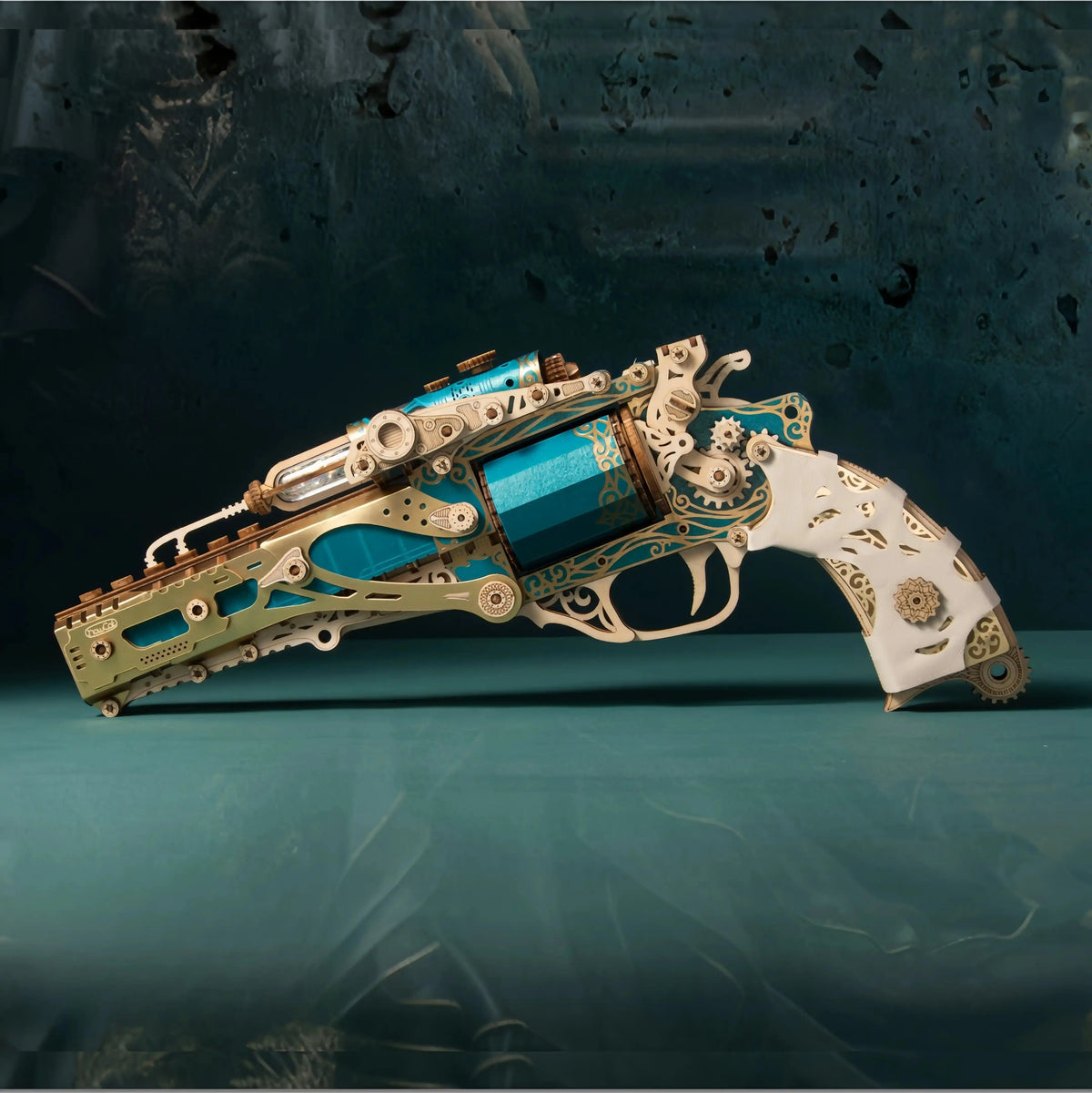 Steam Revolver 3D Wooden Puzzle MISS IRON