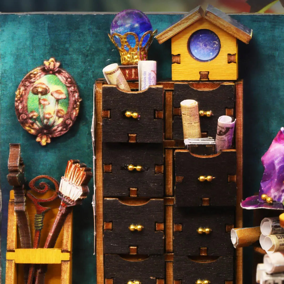 Strange Castle DIY Miniature House Kit Fifijoy