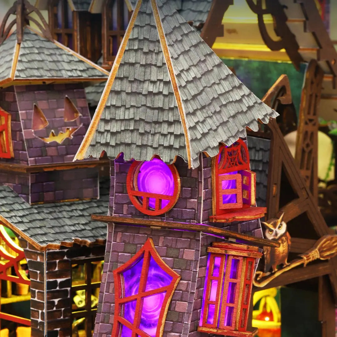 Strange Castle DIY Miniature House Kit Fifijoy