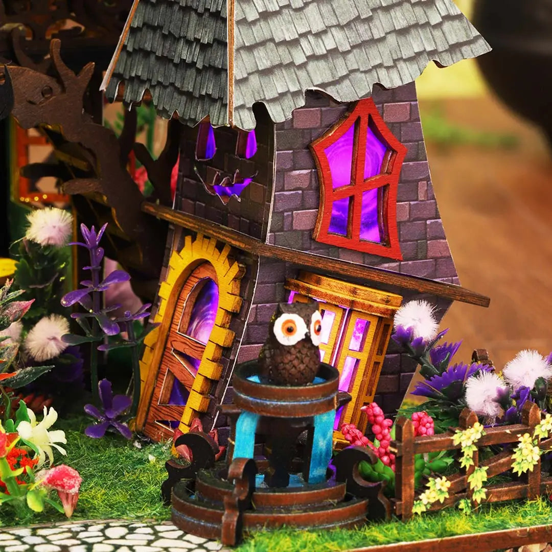 Strange Castle DIY Miniature House Kit Fifijoy