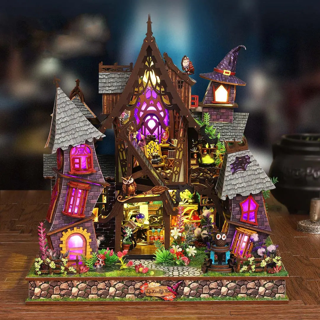 Strange Castle DIY Miniature House Kit Fifijoy