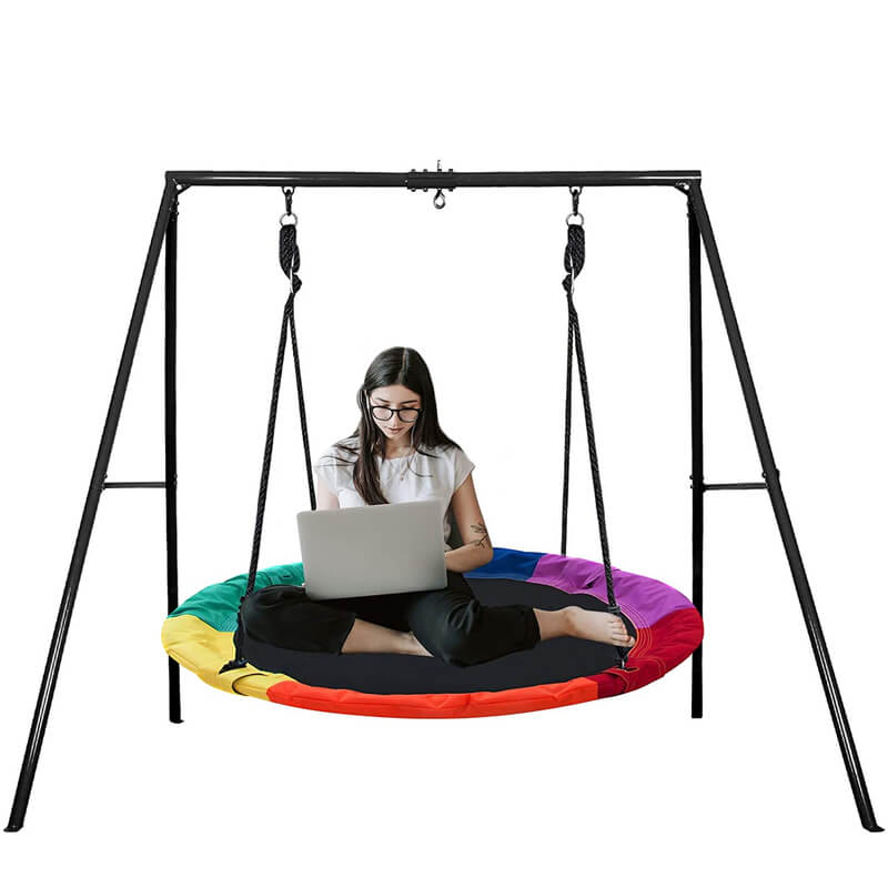 Outdoor-Nestschaukel für Kinder | 100 cm Gartenschaukel AirSwim