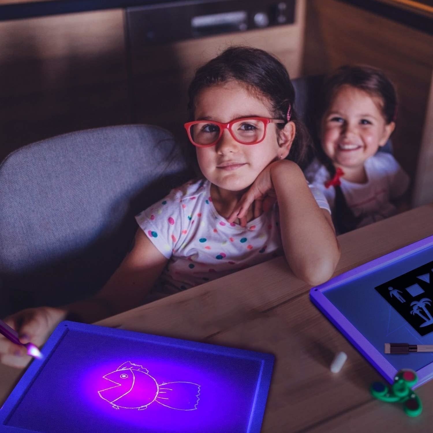 LumoTek | Magisches LED-Zeichenpad für Kinder – kreatives pädagogisches Spielzeug