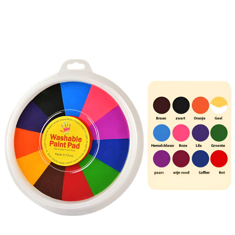 Fingerstempel-Malset | Fördert Kreativität und Spielspaß – Stempelkissen für Kinder