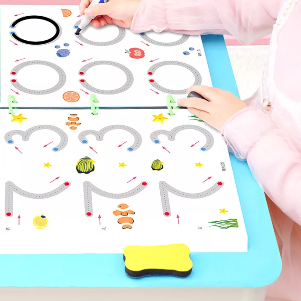 BrainBoost Lern-Arbeitsheft | Schreiben & Rechnen üben | SpielTopia
