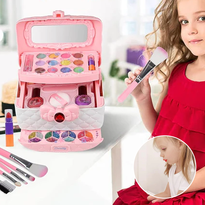 Magisches Beauty-Set | Großer Spaß für Kinder – Waschbares Make-up-Set