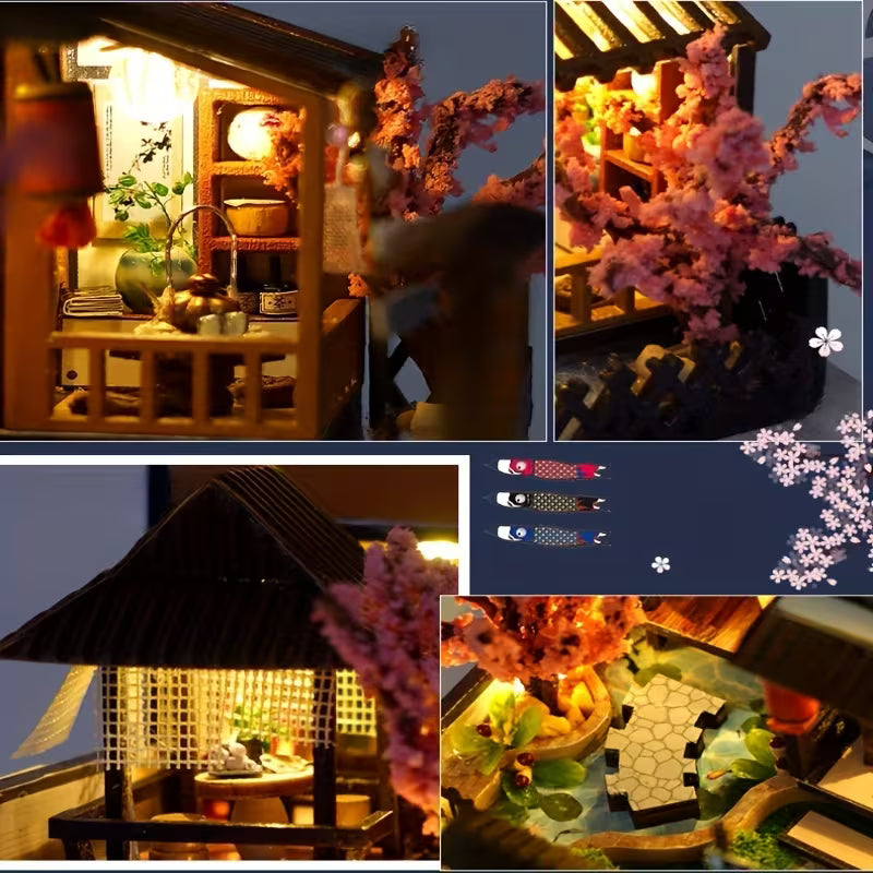 DIY Miniaturhaus Bausatz – Detailansicht der Einrichtung