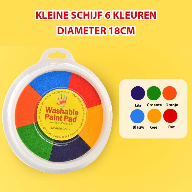 Fingerstempel-Malset | Fördert Kreativität und Spielspaß – Stempelkissen für Kinder