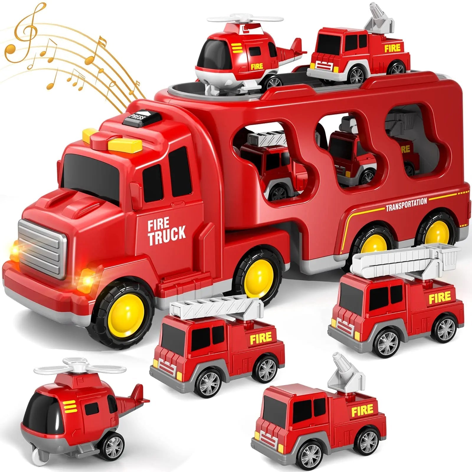 Baufahrzeuge-Set aus Metall für Kinder | Bagger, Bulldozer & mehr