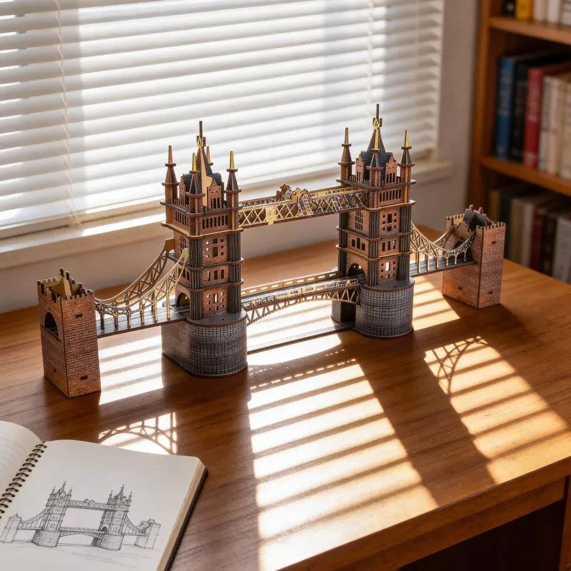 Ugeargeek London Tower Bridge 3D Wooden Puzzle Ugeargeek