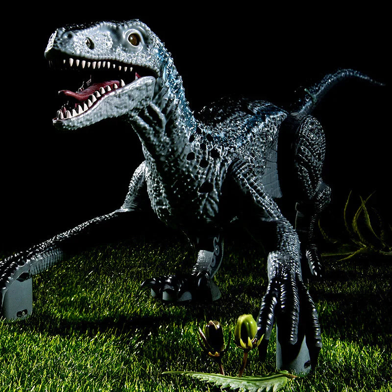 Ferngesteuerter Dinosaurier für Kinder | Realistischer Raptor für Dino-Fans