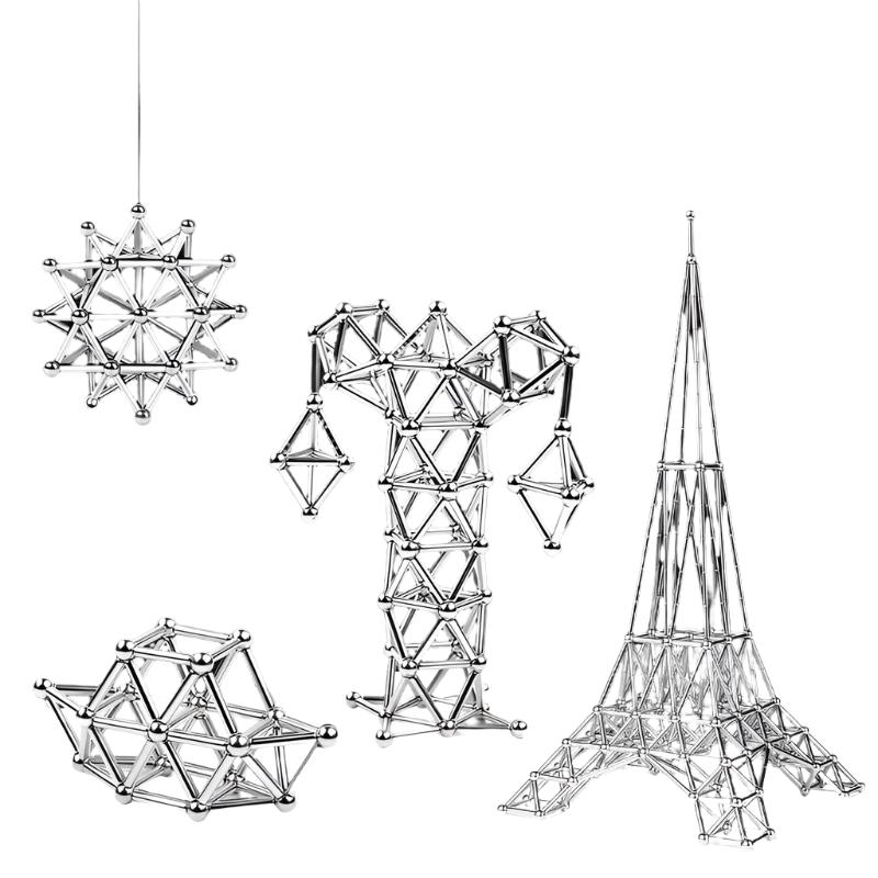 Magnetstäbe und Kugeln Bauset | Kreatives Konstruktionsspielzeug ab 14