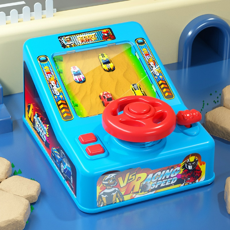 Spielkonsole Lenkrad für Kinder | Fahrsimulator mit Musik & Sound