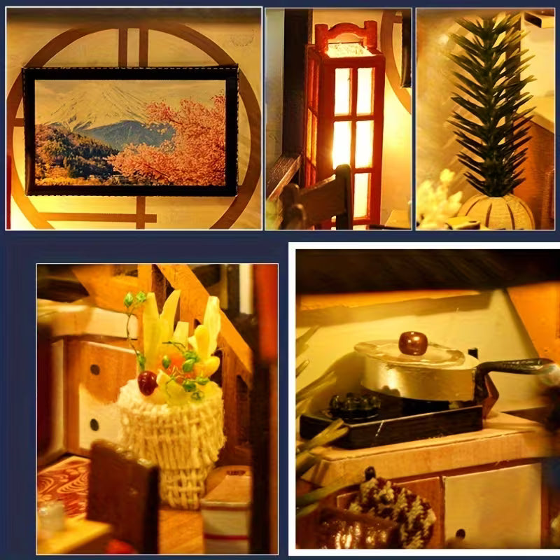 Miniaturhaus Bausatz – Möbel und Dekodetails