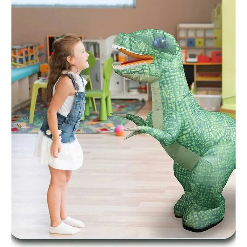 Aufblasbarer Dinosaurier mit Fernbedienung für Kinder | Großer Spielspaß für Dino-Fans