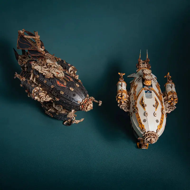 Steampunk Airships 3D Wooden Puzzle - MISSIRON