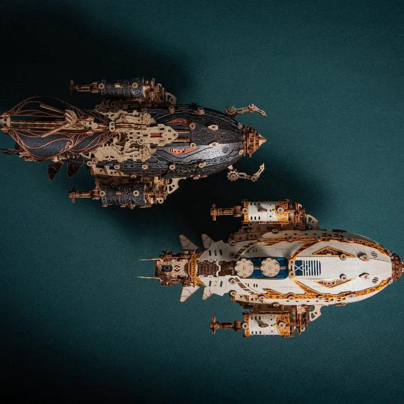 Steampunk Airships 3D Wooden Puzzle - MISSIRON