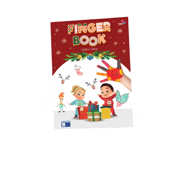 Fröhliche Fingerabdrücke | Magische Fest-Erinnerungen - Malbuch für Kleinkinder mit kreativer Fingerkunst