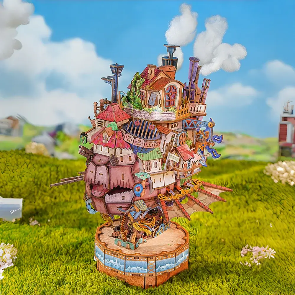 Roaming Fortress 3D Wooden Puzzle Ugeargeek