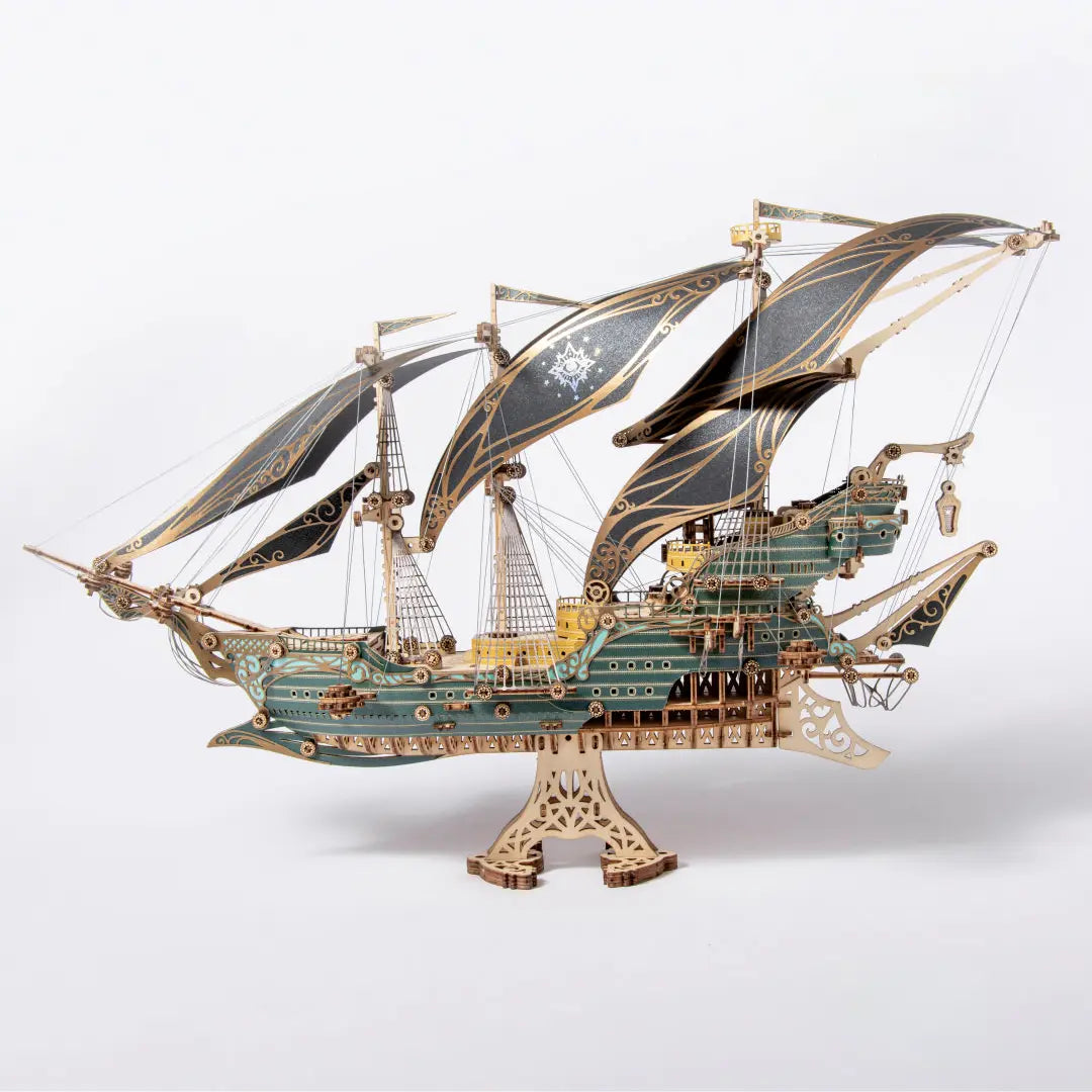 Future Pirate Ship 3D Wooden Puzzle - MISSIRON