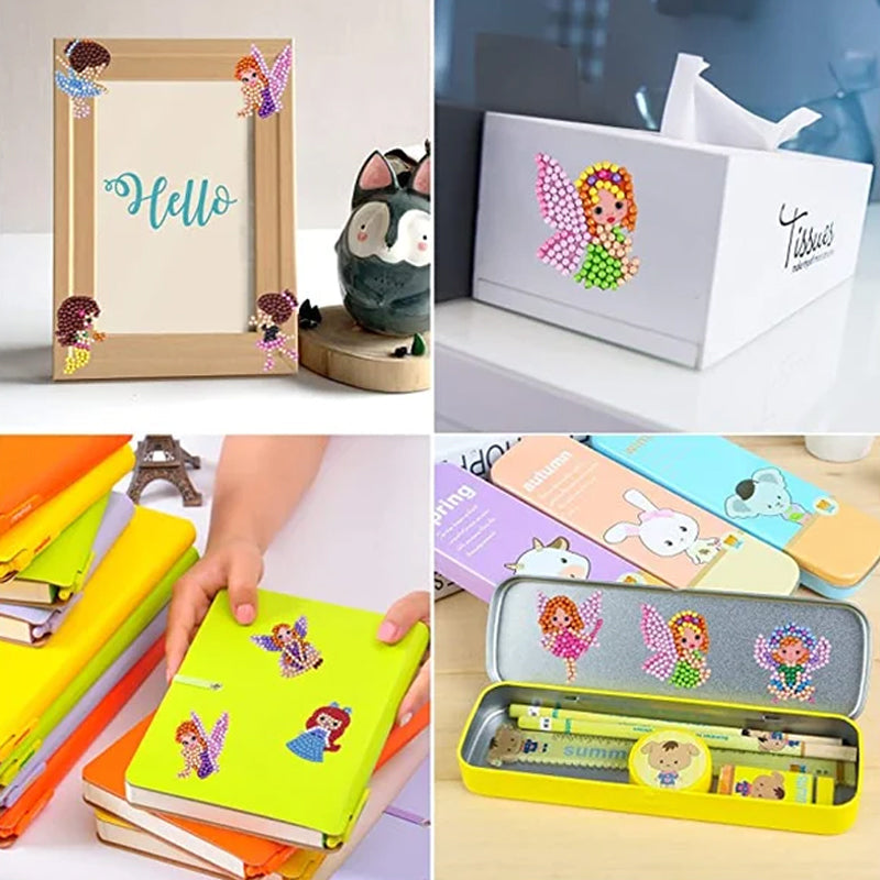 Diamant-DIY-Aufkleber | Ein schönes kreatives Bastelstück für Kinder - Fördert kreatives Spiel und Fantasie