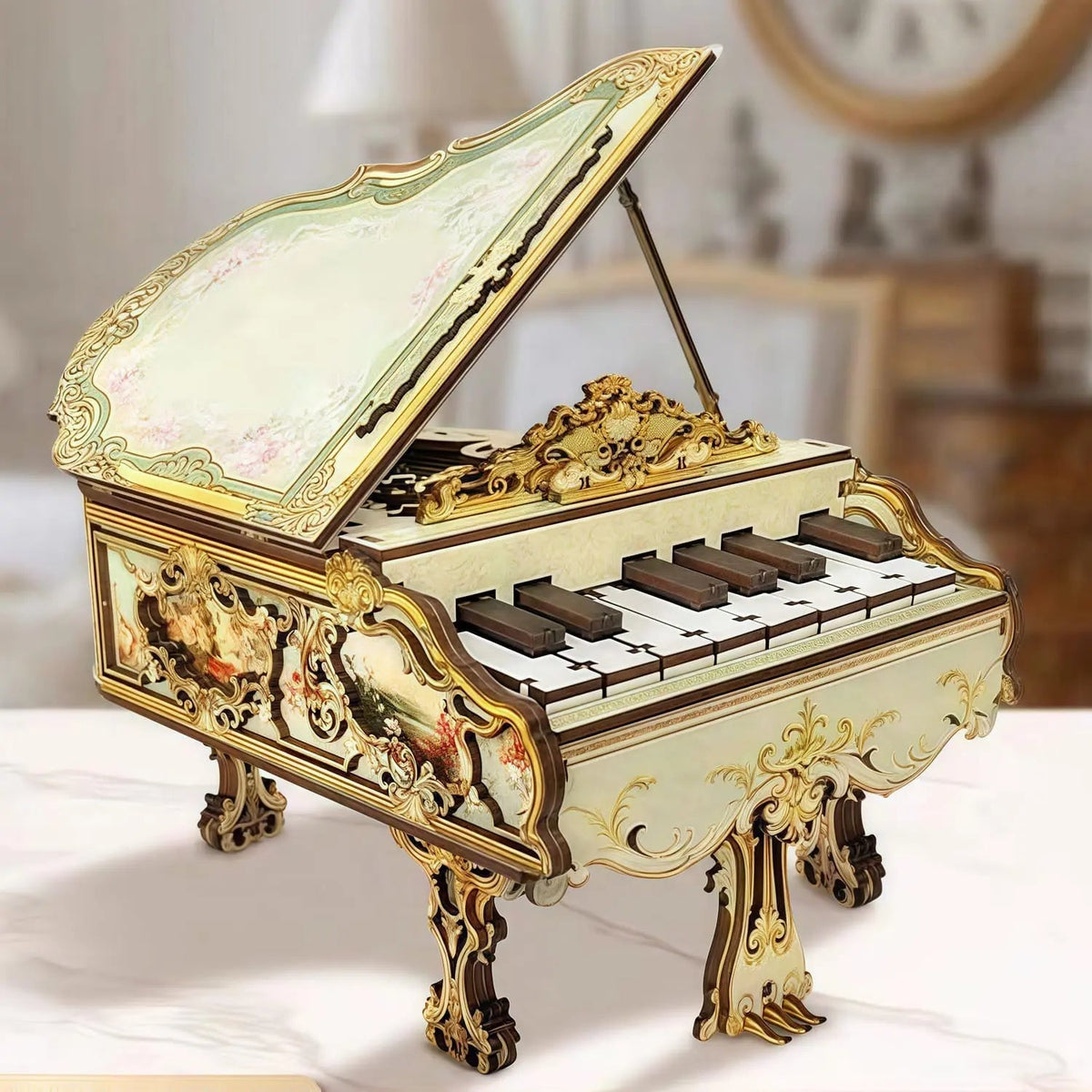 Playable Piano 3D Wooden Puzzle MISS IRON