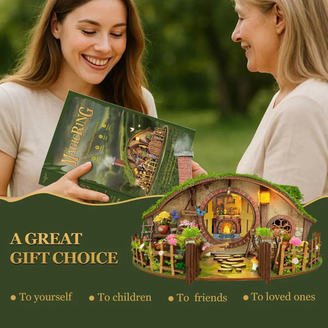 The Magic Ring House DIY Miniature House Kit Fifijoy