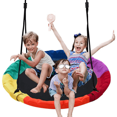 Outdoor-Nestschaukel für Kinder | 100 cm Gartenschaukel AirSwim
