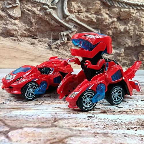 Transformierendes Dinosaurier-Spielzeugauto | Bestes automatisches Transformer-Spielzeugauto – Fördert kreatives Spiel