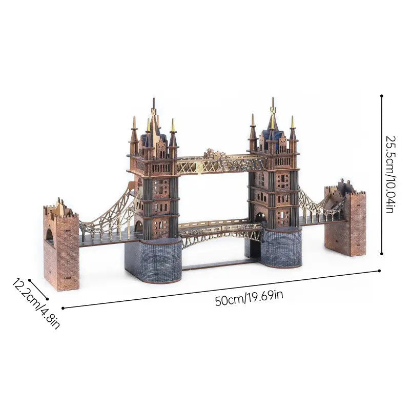 Ugeargeek London Tower Bridge 3D Wooden Puzzle Ugeargeek