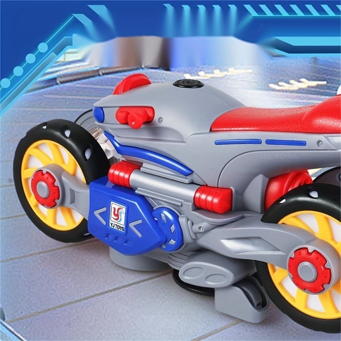 MotoMorph | Magische Transformationen - Elektromotor mit LED, Musik und 360° Rotation