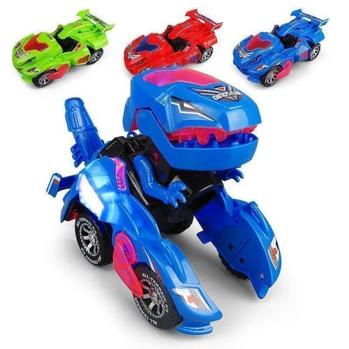 Transformierendes Dinosaurier-Spielzeugauto | Bestes automatisches Transformer-Spielzeugauto – Fördert kreatives Spiel