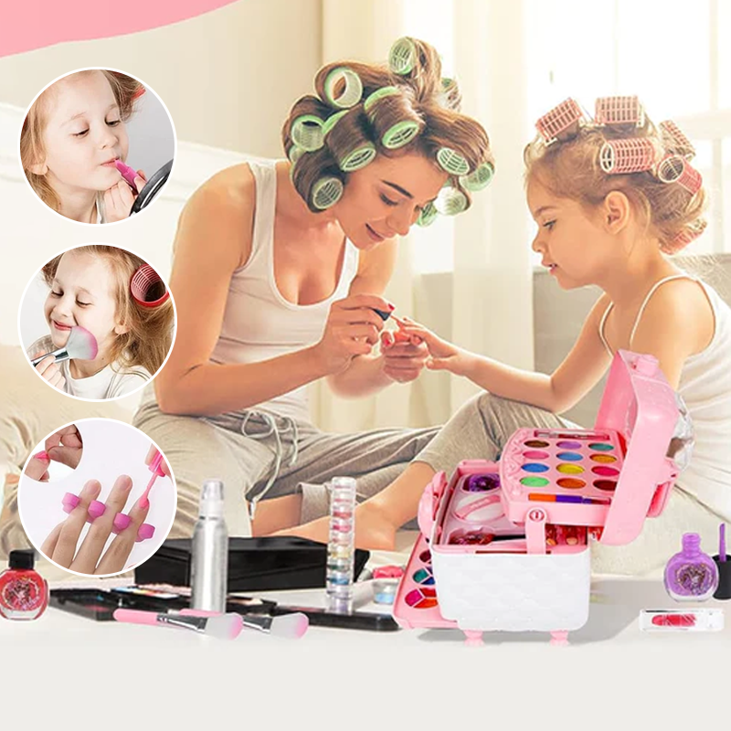 Magisches Beauty-Set | Großer Spaß für Kinder – Waschbares Make-up-Set