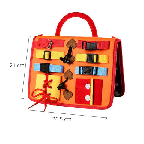 Montessori Activity Board für Kinder | Reise-Spielbrett