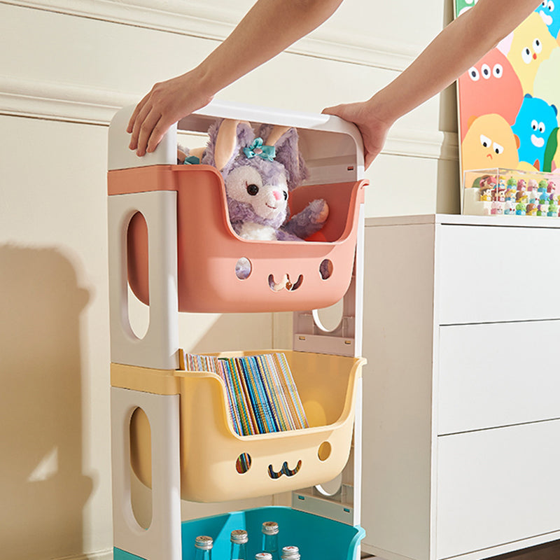 Kinderregal Katze mit Rollen