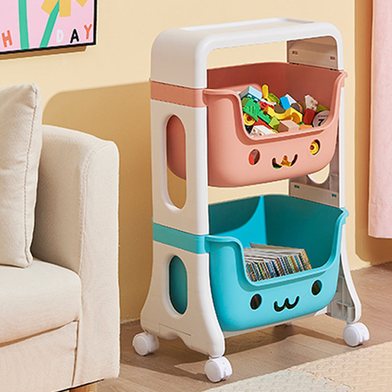 Kinderregal Katze mit Rollen