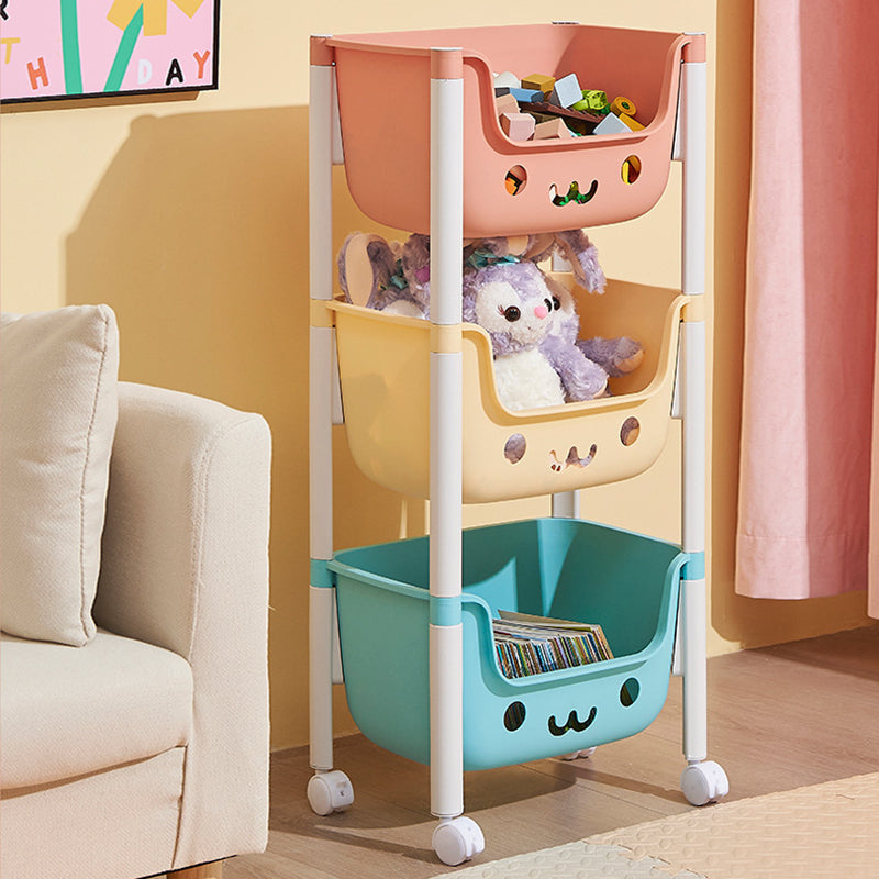 Kinderregal Katze mit Rollen