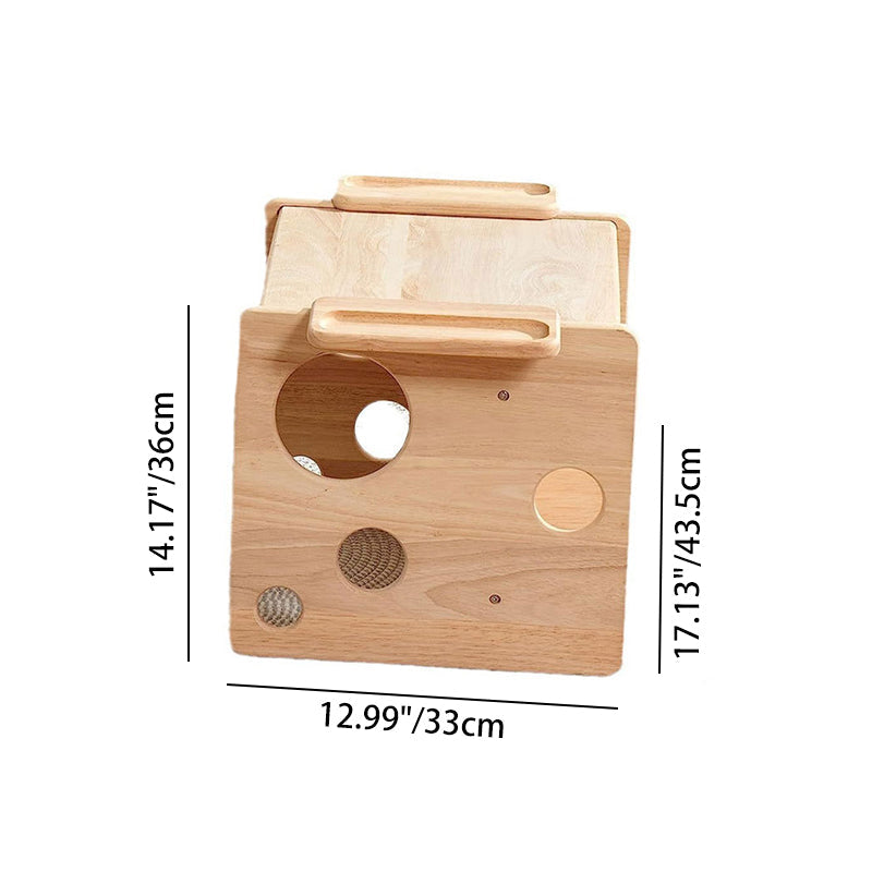 Kleines Kindertisch-Stuhl-Set aus Kiefernholz