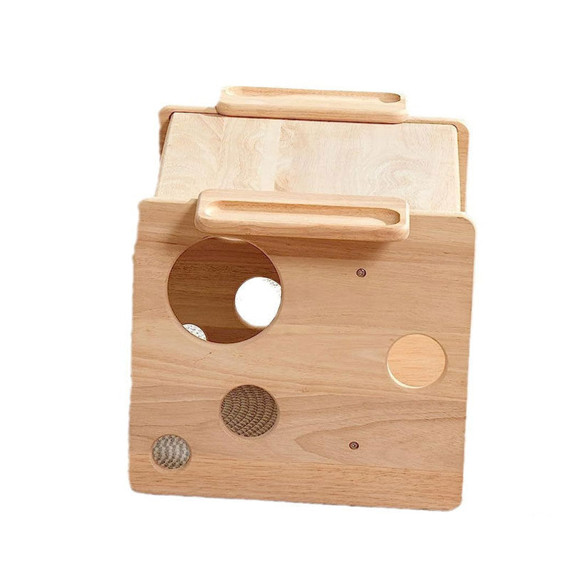 Kleines Kindertisch-Stuhl-Set aus Kiefernholz