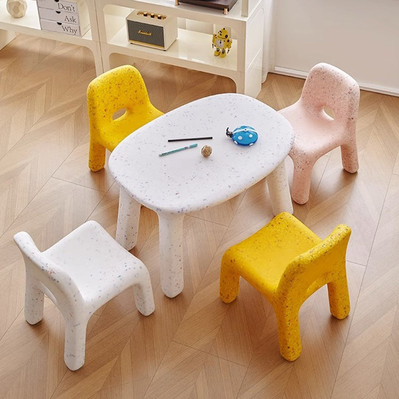 Ovaler Kindertisch und Stuhl einzeln wählbar