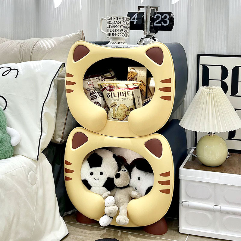 Kindernachttisch Katze stapelbar